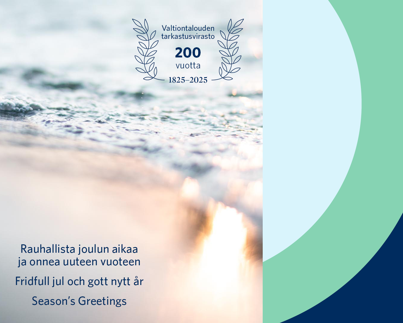 Rauhallista joulun aikaa ja onnea uuteen vuoteen